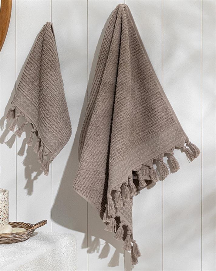 Prosop de față, Lima, bumbac, 50x70 cm, bej