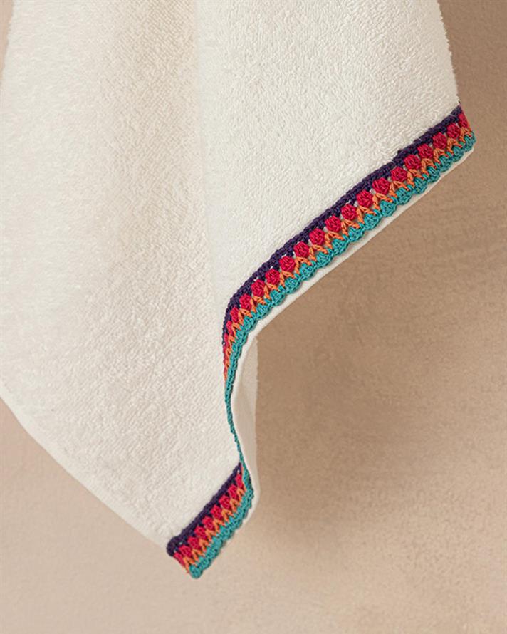 Prosop de față, Lucia, bumbac, 50x70 cm, ecru