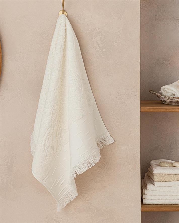 Prosop de față, Mara, bumbac, 50x70 cm, ecru