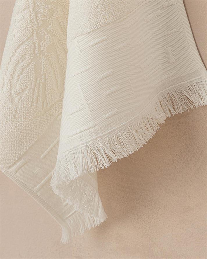 Prosop de față, Mara, bumbac, 50x70 cm, ecru