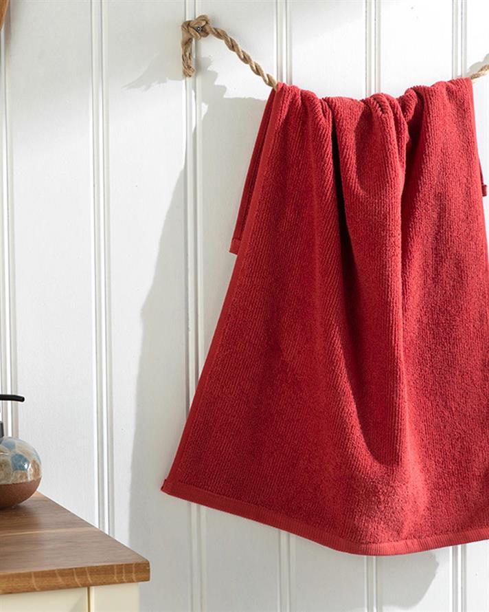 Prosop de față, Maris, bumbac, 50x70 cm, cărămiziu