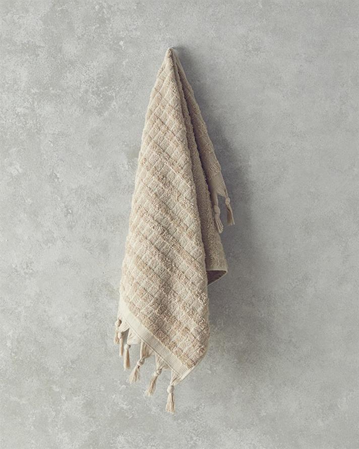 Prosop de față, Marvin, bumbac, 50x80 cm, bej