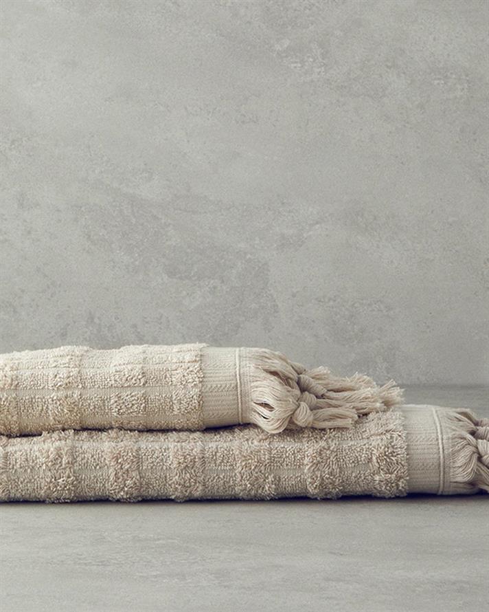 Prosop de față, Marvin, bumbac, 50x80 cm, bej