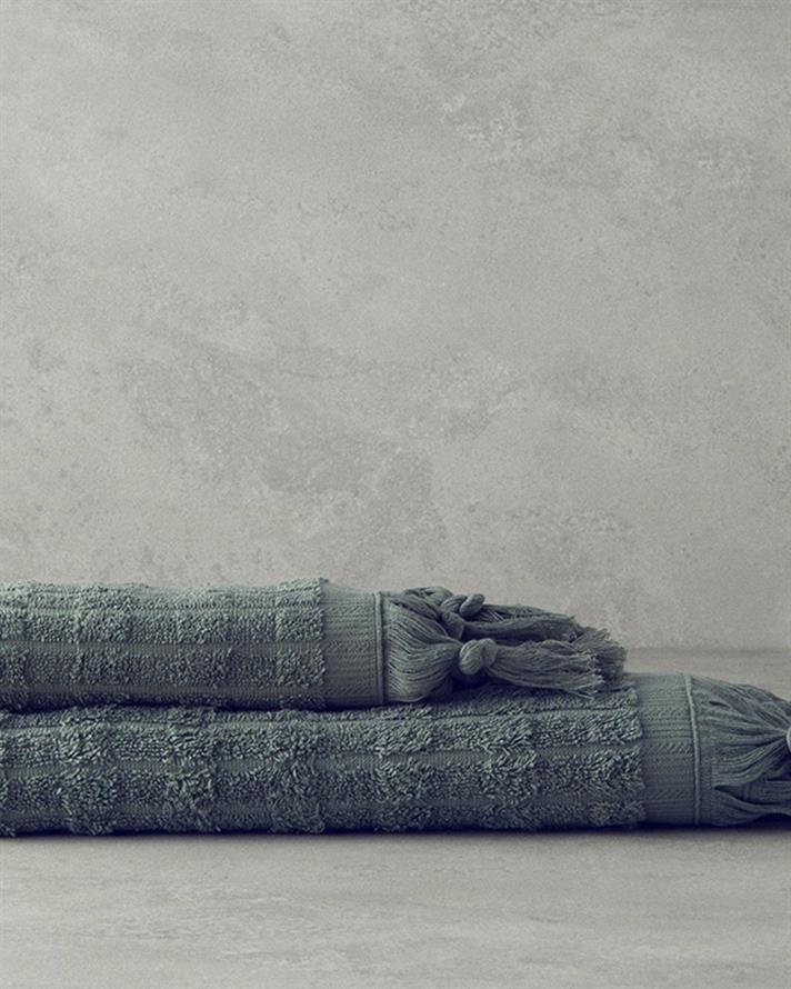 Prosop de față, Marvin, bumbac, 50x80 cm, verde