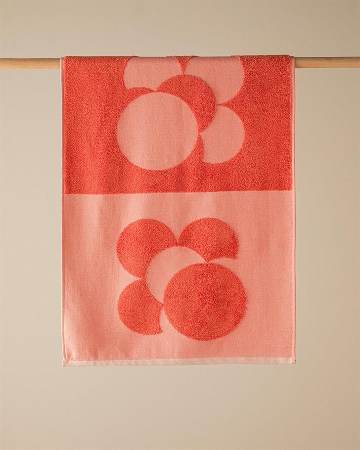 Prosop de față, Mix Blend, bumbac-poliester, 50x80 cm, portocaliu