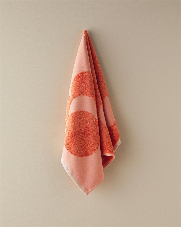 Prosop de față, Mix Blend, bumbac-poliester, 50x80 cm, portocaliu