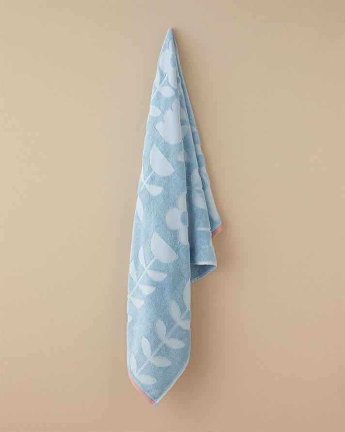 Prosop de față, Mix Duo, bumbac-poliester, 50x80 cm, bleu