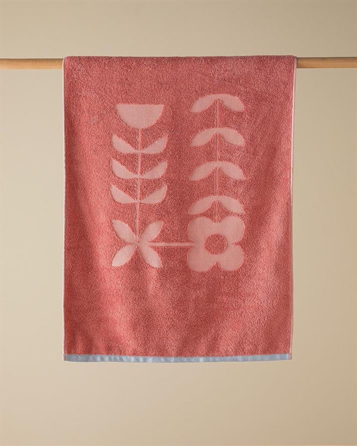 Prosop de față, Mix Duo, bumbac-poliester, 50x80 cm, roz