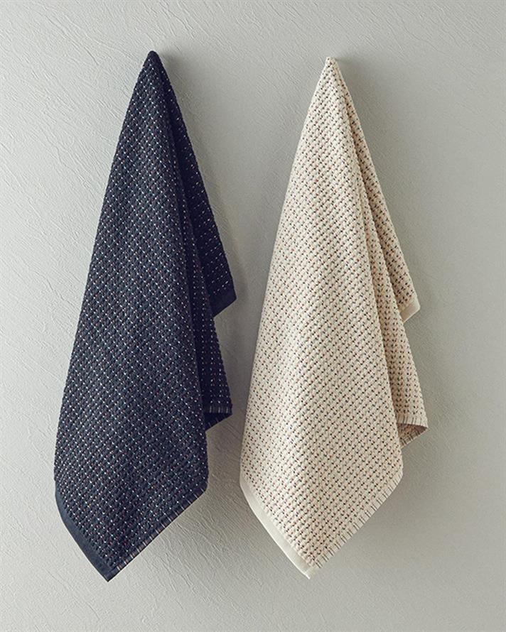 Prosop de față, Modern Check, bumbac, 50x80 cm, negru