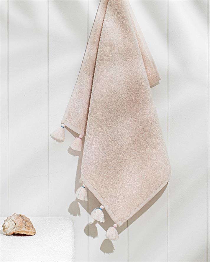 Prosop de față, Nico, bumbac, 50x70 cm, bej deschis