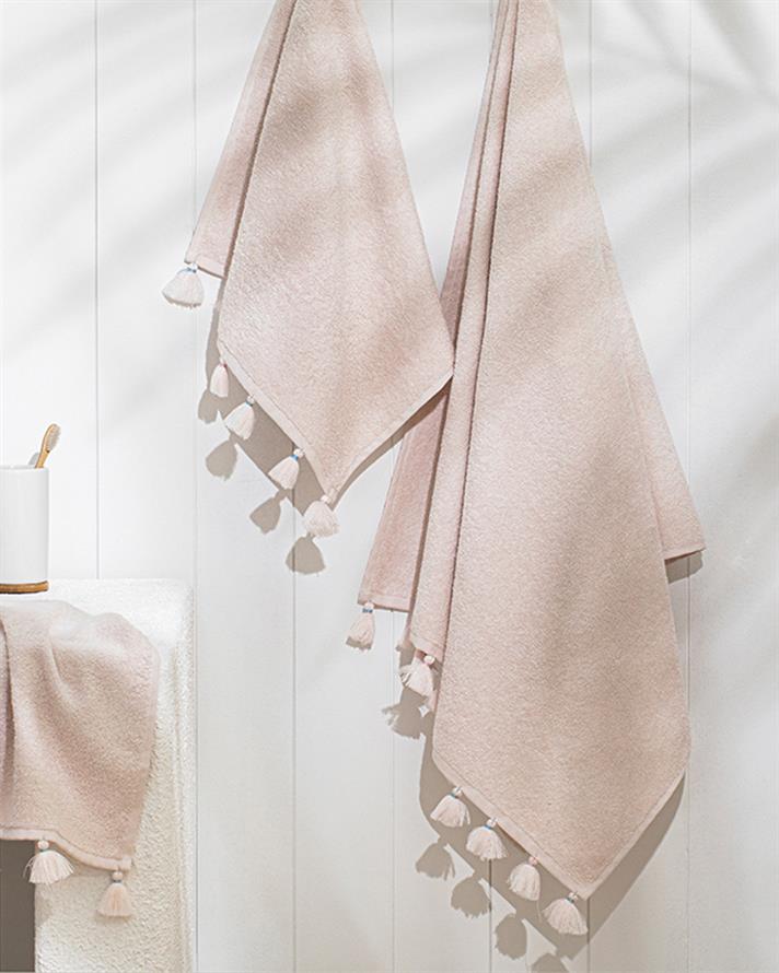 Prosop de față, Nico, bumbac, 50x70 cm, bej deschis