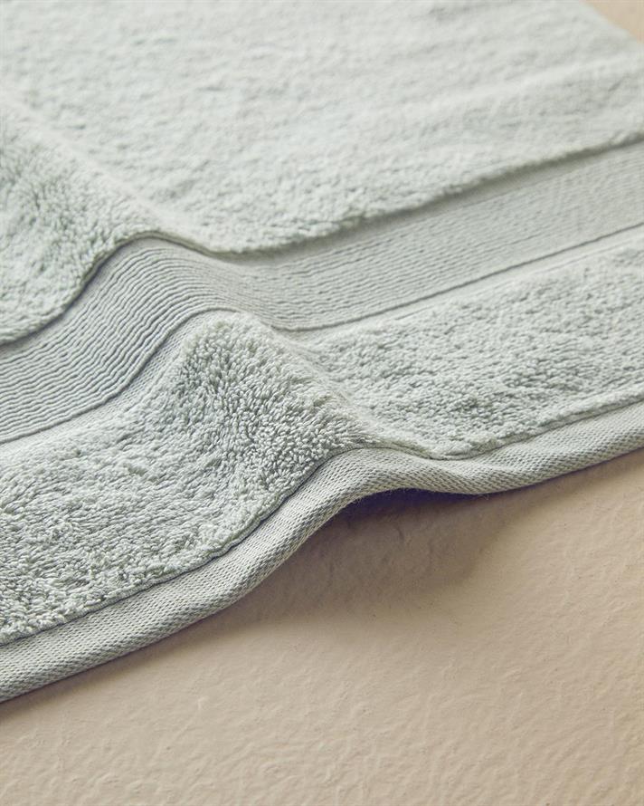 Prosop de față, Poffy, bumbac egeean, 50x80 cm, verde deschis