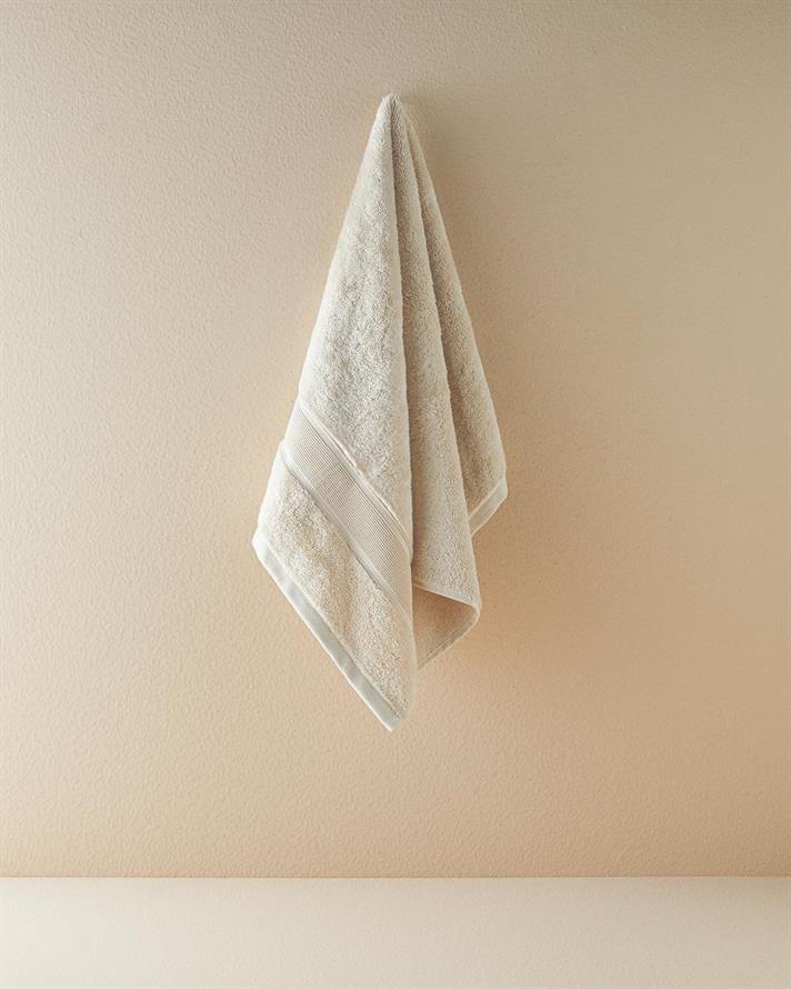 Prosop de față, Poffy, bumbac egeean, 50x80 cm, bej