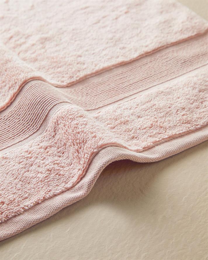 Prosop de față, Poffy, bumbac egeean, 50x80 cm, roz