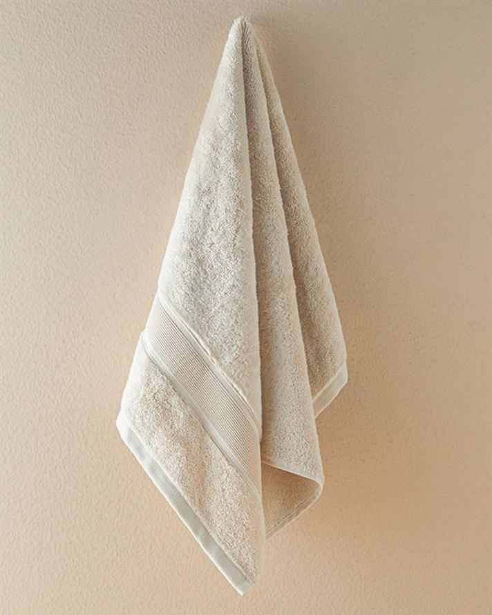 Prosop de față, Poffy, bumbac egeean, 50x80 cm, bej