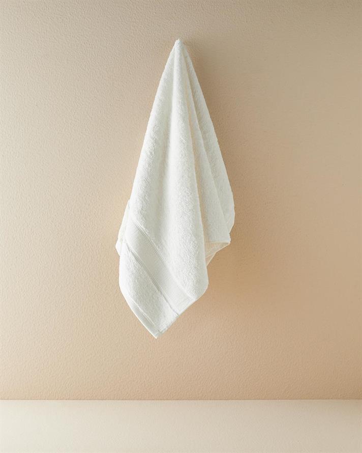Prosop de față, Poffy, bumbac egeean, 50x80 cm, ecru