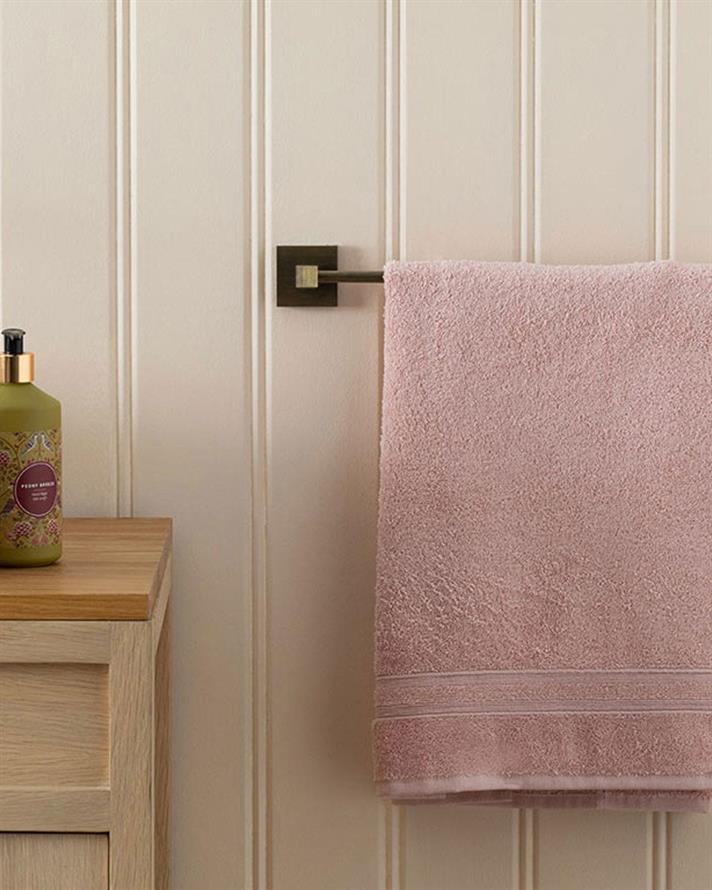 Prosop de față, Pure, bumbac, 50x90 cm, roz deschis