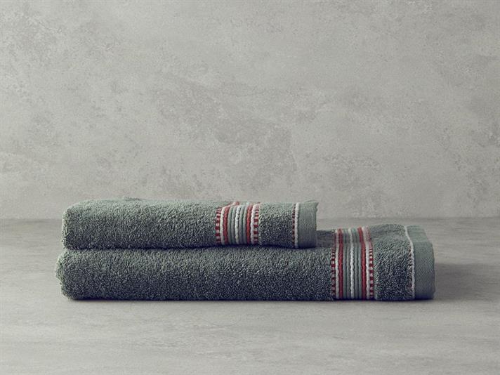 Prosop de față, Rhys, bumbac, 50x80 cm, verde