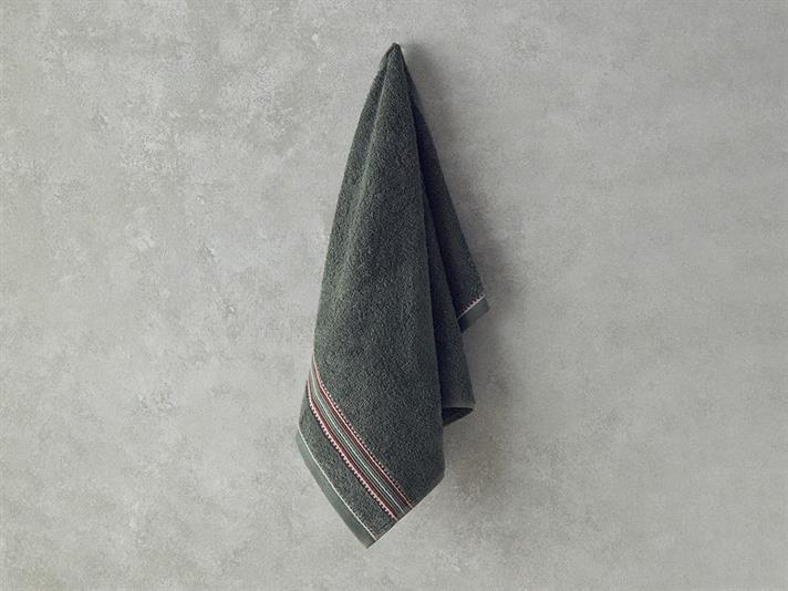 Prosop de față, Rhys, bumbac, 50x80 cm, verde