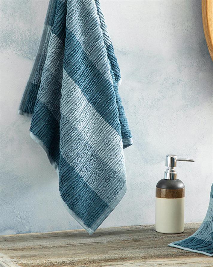 Prosop de față, Shade, bumbac, 50x70 cm, bleu