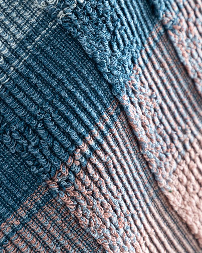 Prosop de față, Shade, bumbac, 50x70 cm, bleu - roz