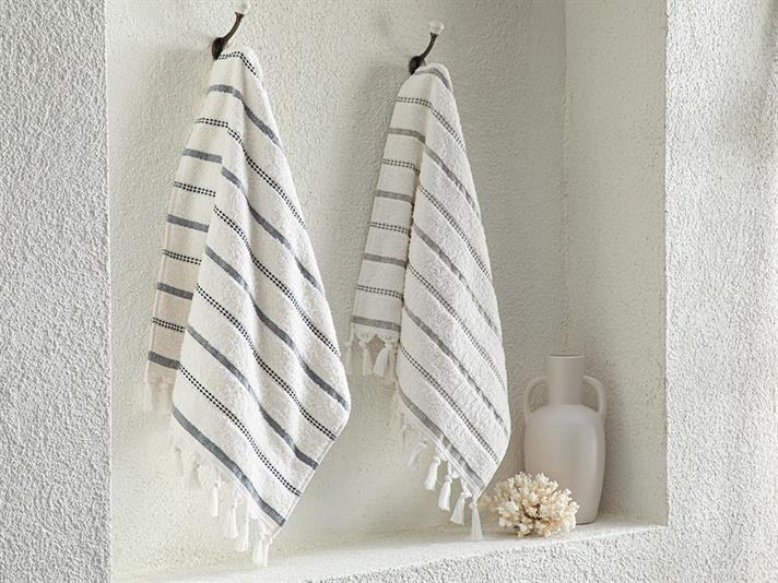 Prosop de față, Sirius, bumbac, 50x70 cm, ecru-bej