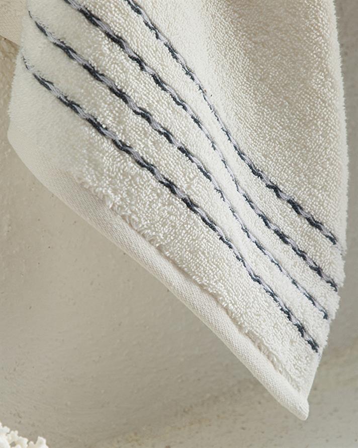 Prosop de față, Soft Wave, bumbac, 50x70 cm, ecru