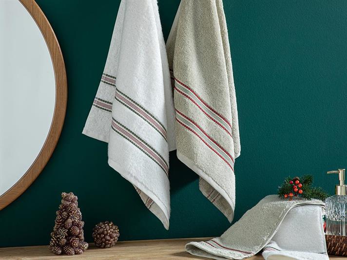 Prosop de față, Twin, bumbac, 50x70 cm, bej