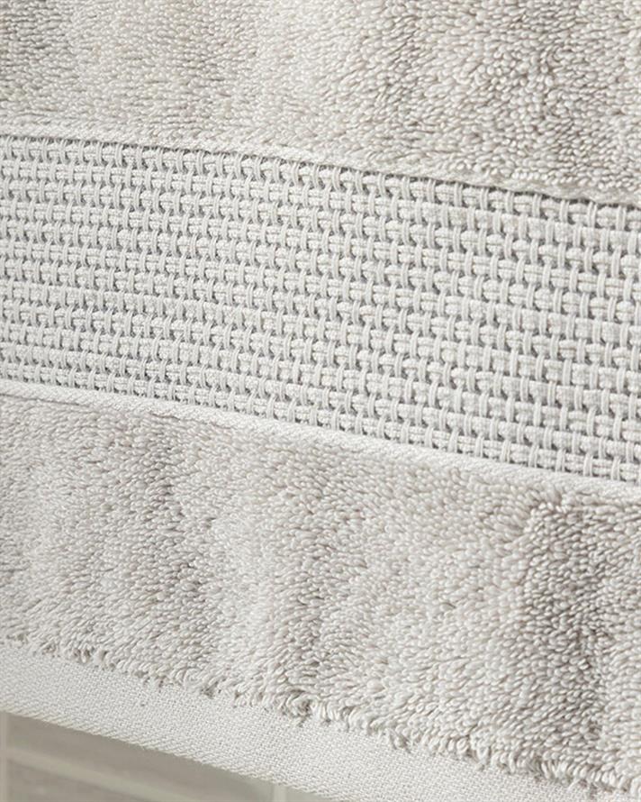 Prosop de fata, Deluxe, bumbac, 50x90 cm, gri