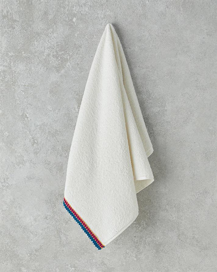 Prosop de fata, Joyly Stripe, bumbac, 50x80 cm, ecru