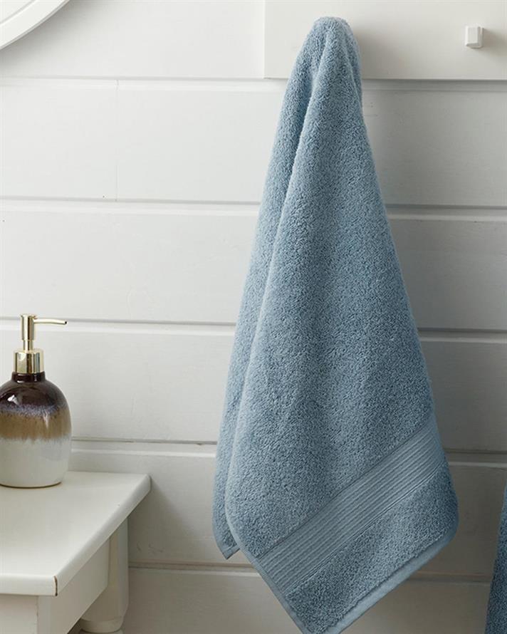 Prosop de fata, Pure, bumbac, 50x90 cm, indigo