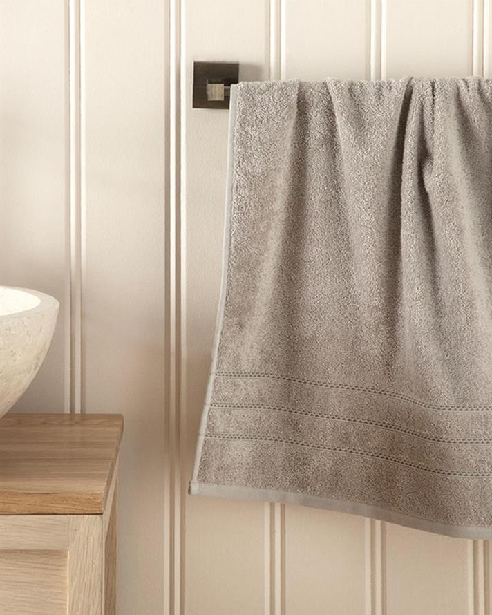 Prosop de fata, Soft, bumbac, 50x90 cm, bej inchis