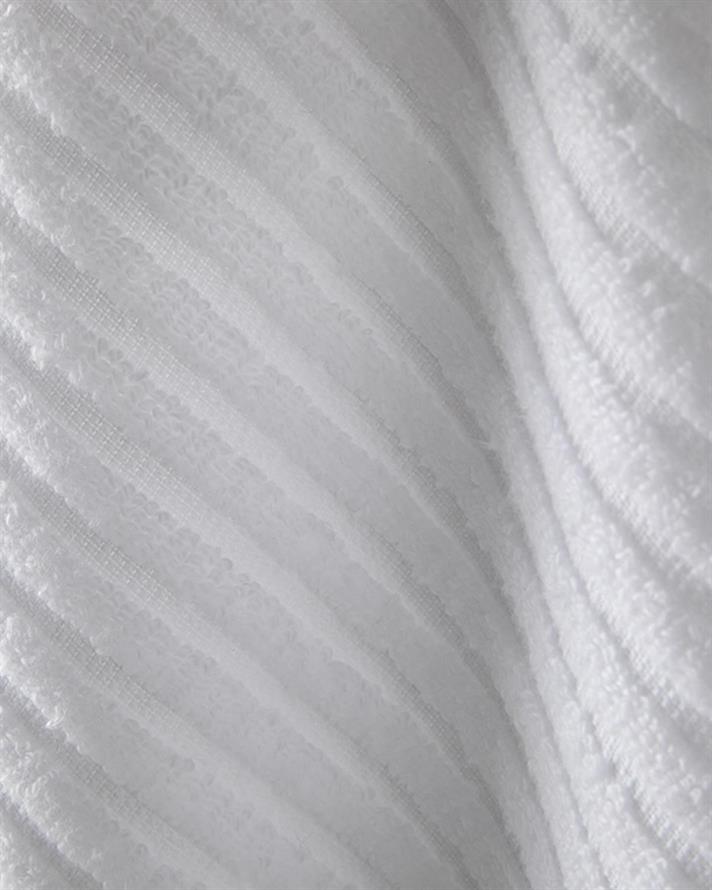 Prosop de fata, Strıpe, bumbac, 50x70 cm, alb