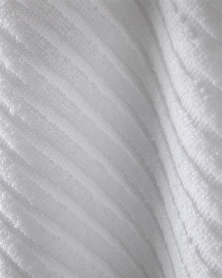 Prosop de fata, Strıpe, bumbac, 50x70 cm, alb