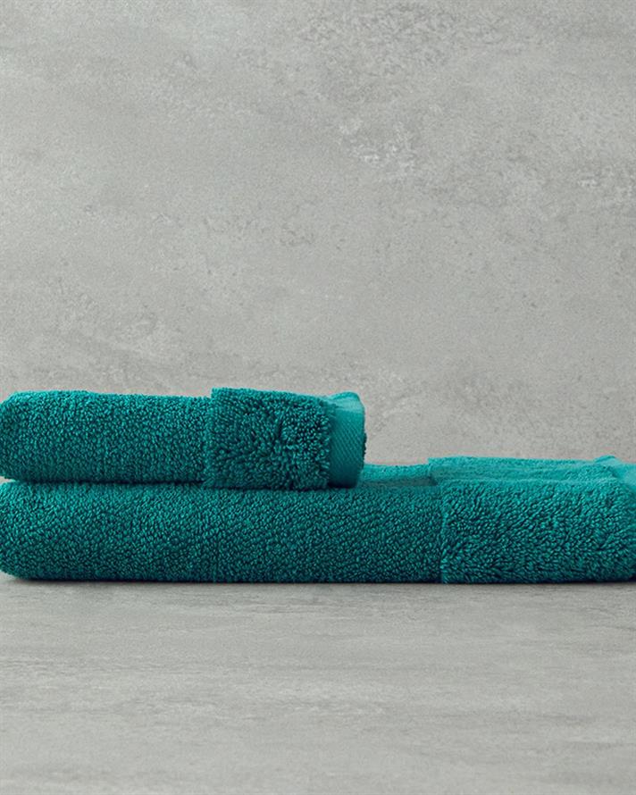 Prosop de fata, Velvet Touch, bumbac, 50x80 cm, verde