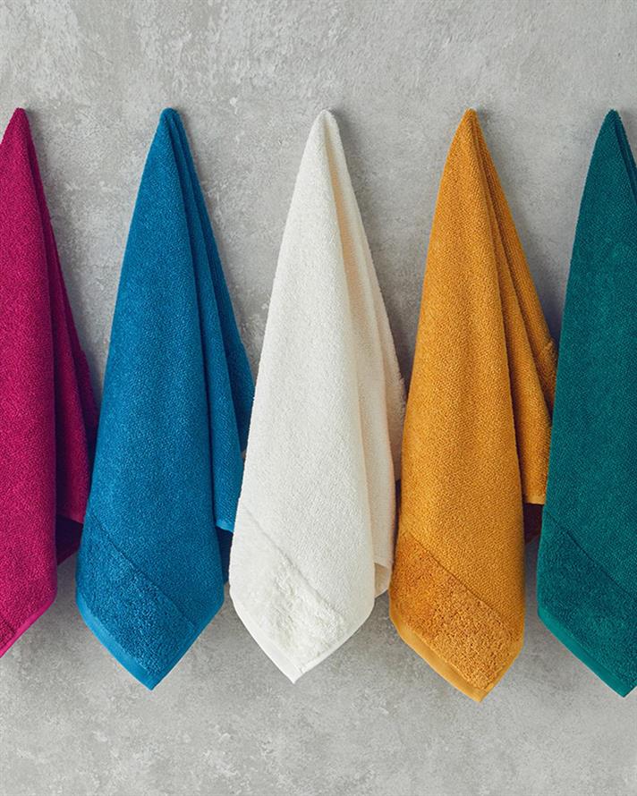 Prosop de fata, Velvet Touch, bumbac, 50x80 cm, fuchsia