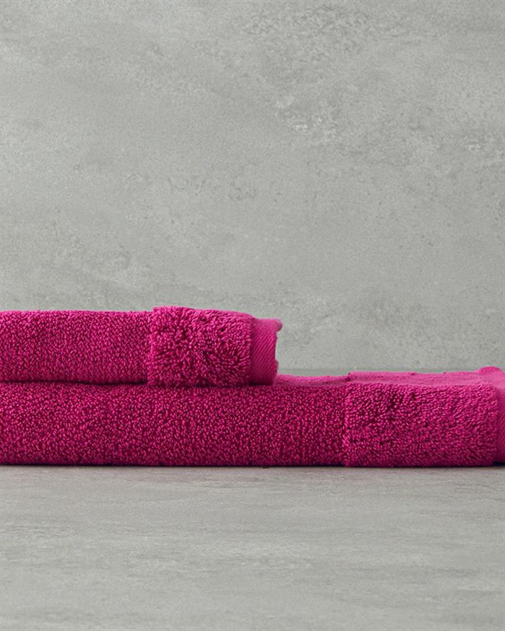 Prosop de fata, Velvet Touch, bumbac, 50x80 cm, fuchsia