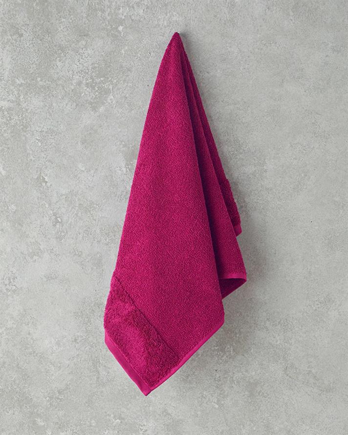 Prosop de fata, Velvet Touch, bumbac, 50x80 cm, fuchsia