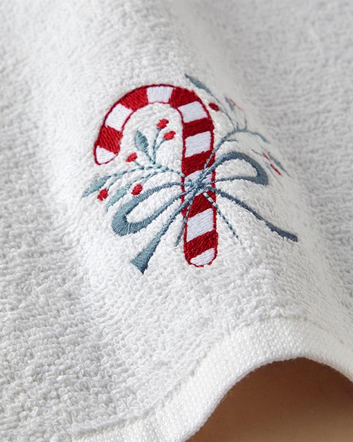 Cottony brodat  PROSOP DE MÂINI 30x50 cm Ecru.