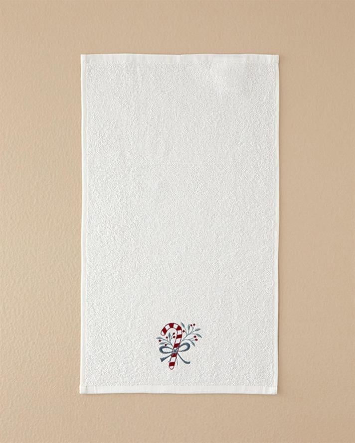 Cottony brodat  PROSOP DE MÂINI 30x50 cm Ecru.