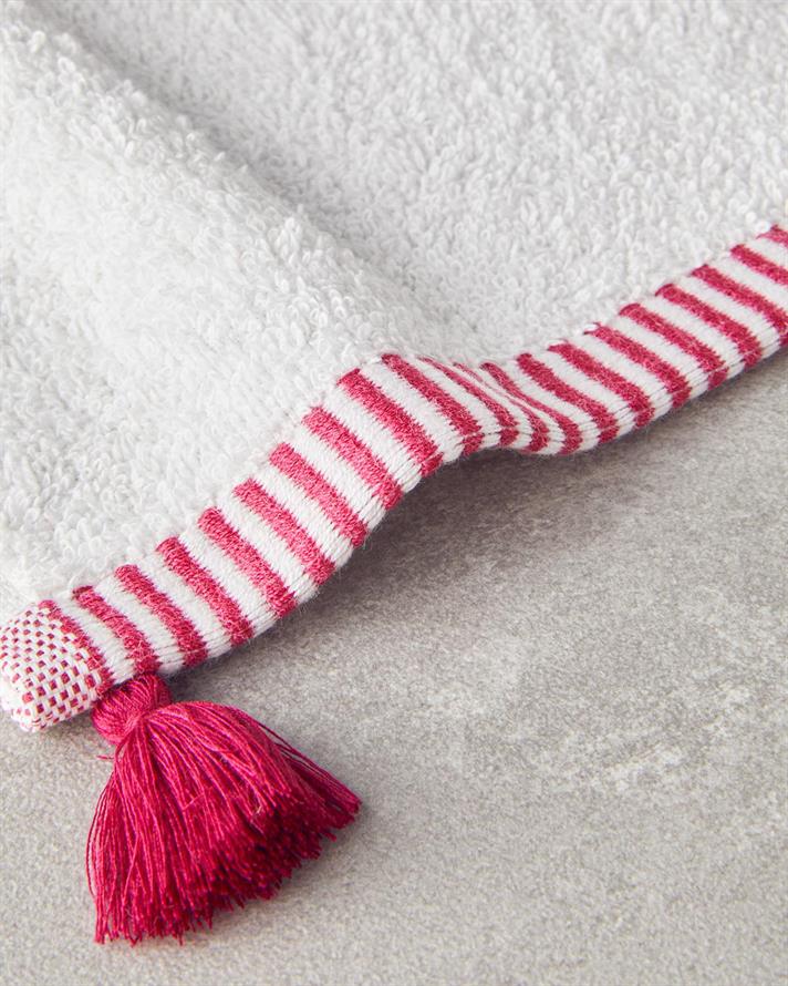 Colorful Lines Cu Bumbac Cu Ciucuri Prosop De Mâini 30 x 45 cm