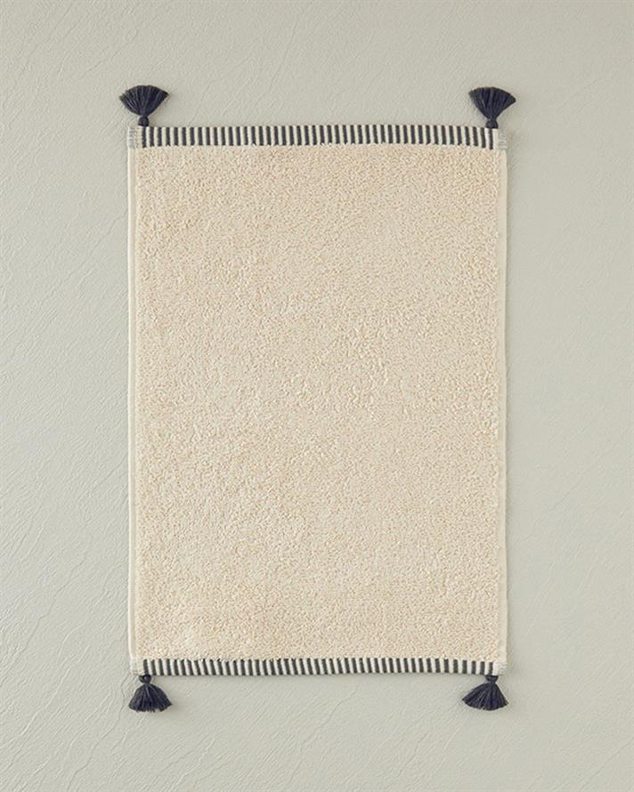 Colorful Lines Cottony Fringed Hand Towel 30x45 cm