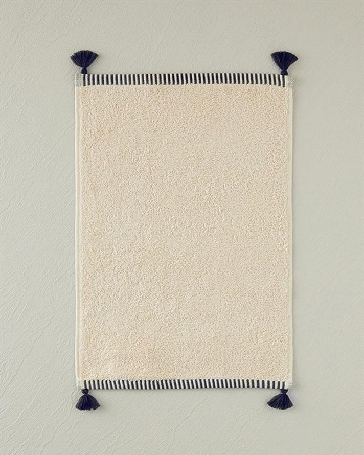 Colorful Lines Cottony Fringed Hand Towel 30x45 cm