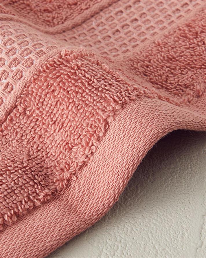 Deluxe Low Twist Hand Towel 30x50 cm Rose Color