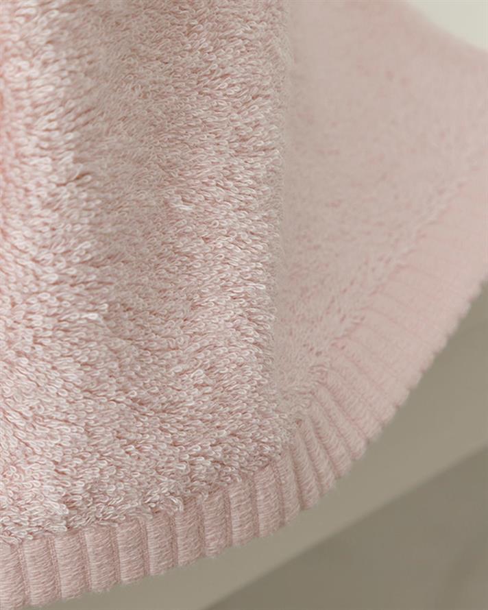 Leafy Bamboo Hand Towel 30x50 cm Powder Pink.