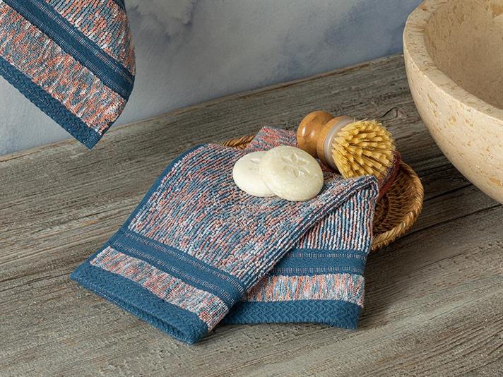 Marlyn Cottony Degrade Hand Towel 30x40 cm Blue