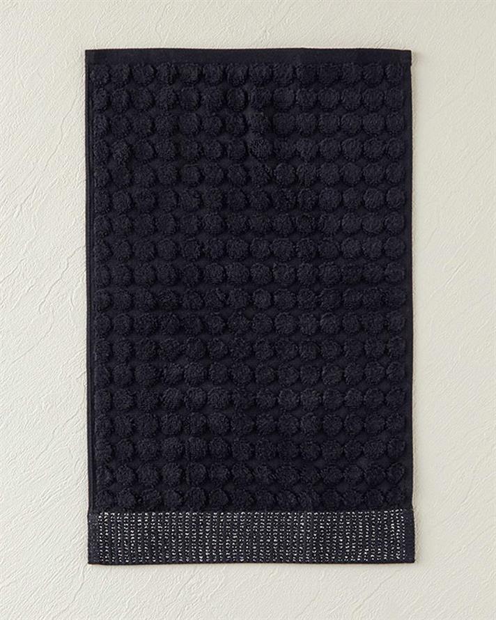 perla Cottony Argintiu  PROSOP DE MÂINI 30x45 cm Negru.