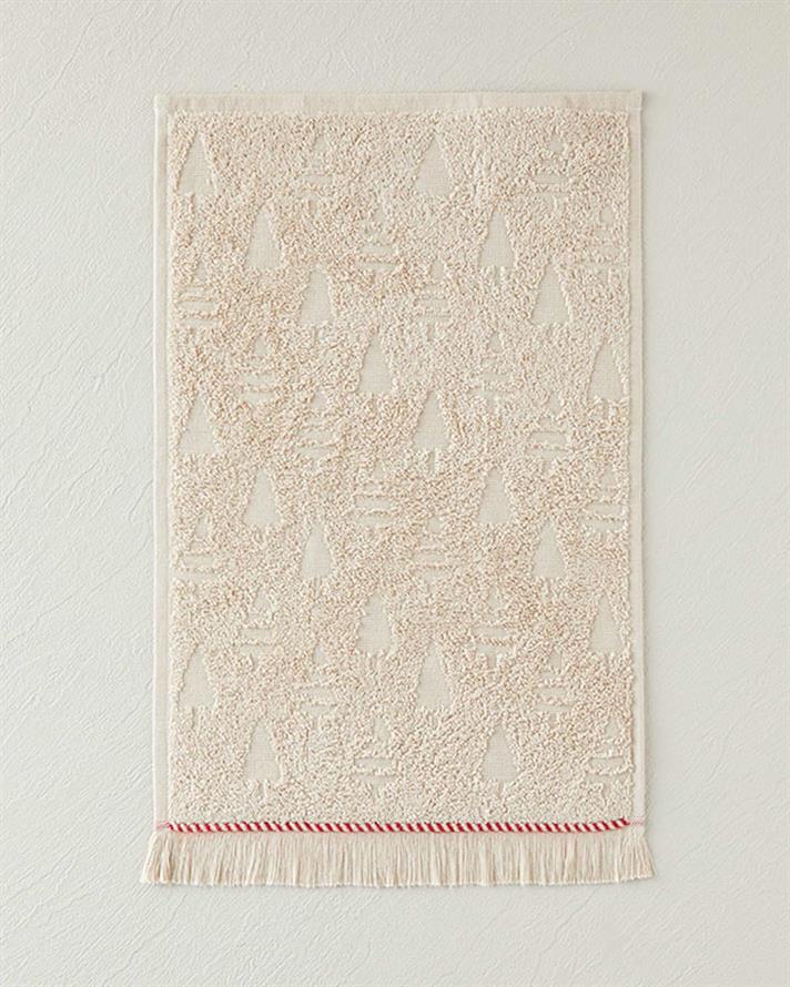 Cottony Cu Jacquard  PROSOP DE MÂINI 30x45 cm Bej.