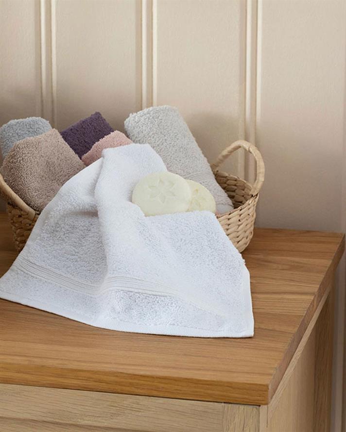 Pure Basic Hand Towel 30x30 cm White