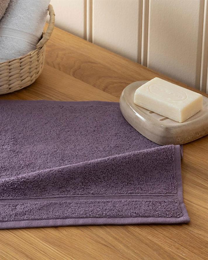 Pure Basic Hand Towel 30x30 cm Dark Purple